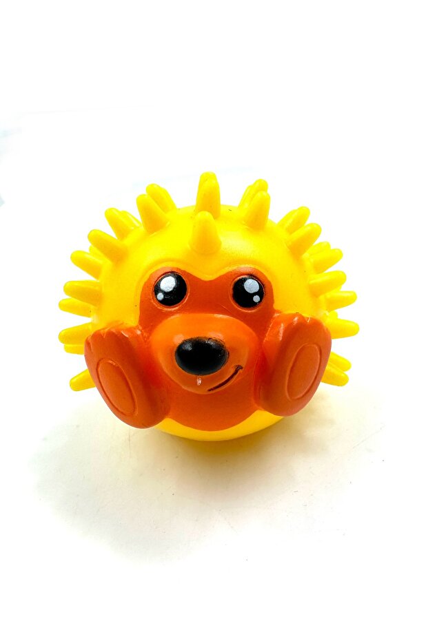 Sounded Hedgehog Ball Teether Anti Tartar Dog Play Ball