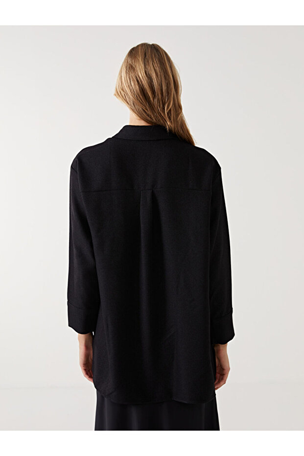 Oversize Kadın Gömlek Tunik - 5