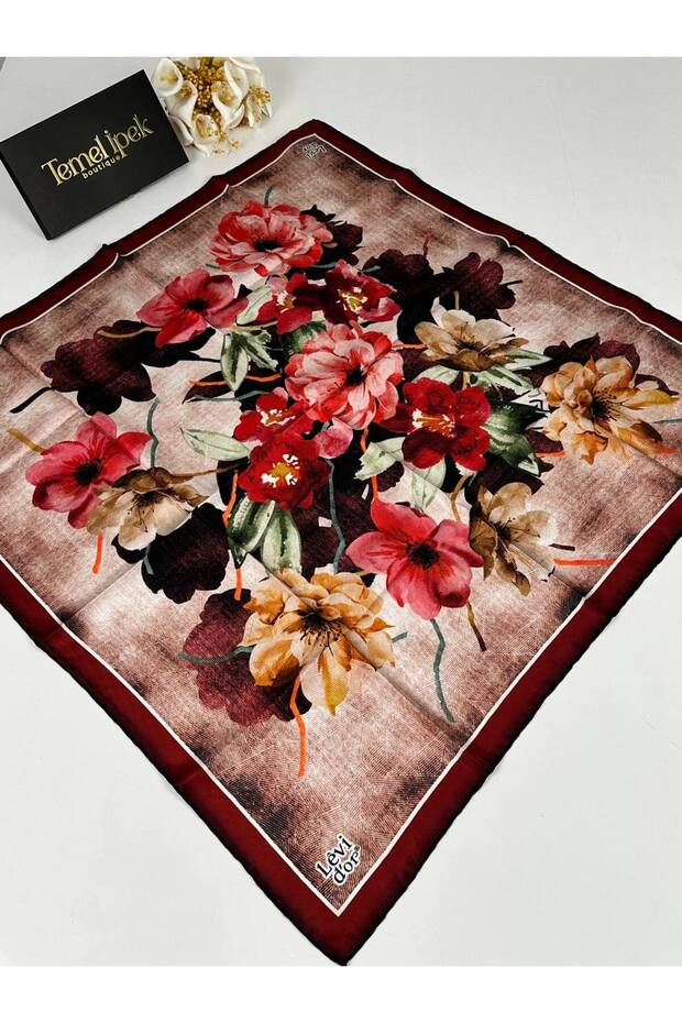 Twill İpek Eşarp - 1