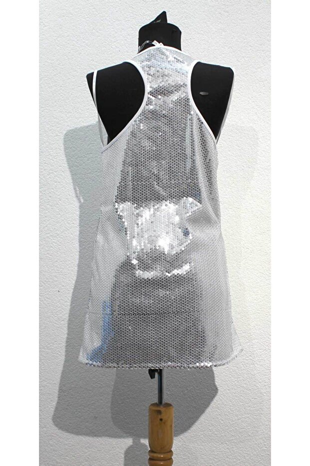 Pullu Top Üst Atlet Body (Gri, M) - 2