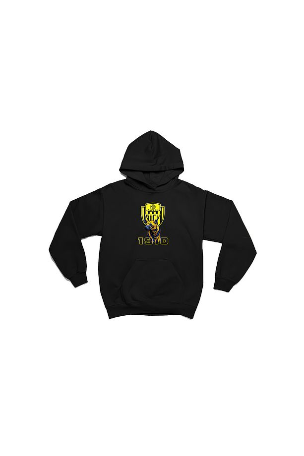 Ankaragücü Benekli Sırtlan özel tasarım ön baskılı 3 ip kalın kışlık Unisex Oversize sweatsirt - 5