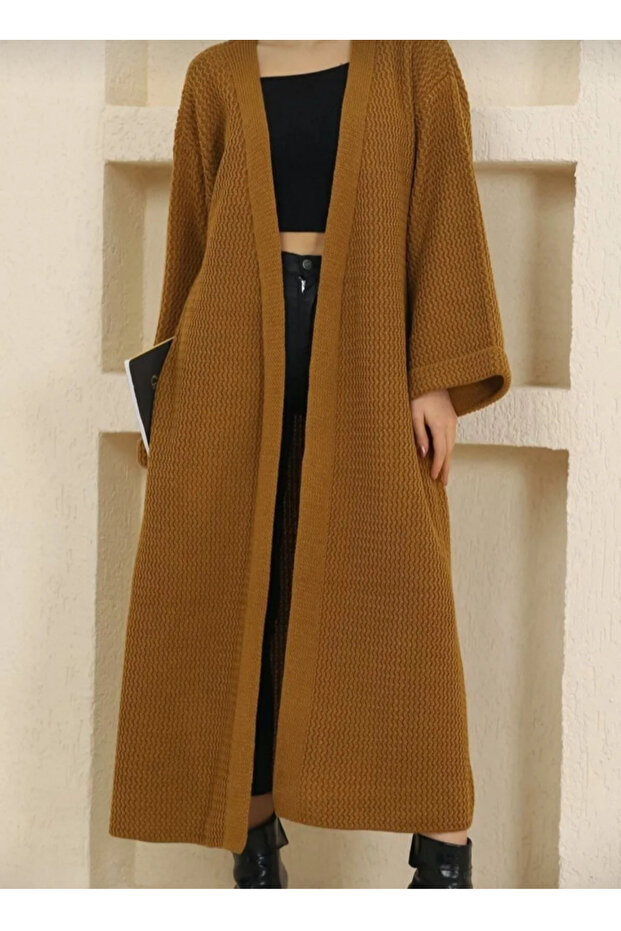 triko kadın salaş hırka - 3