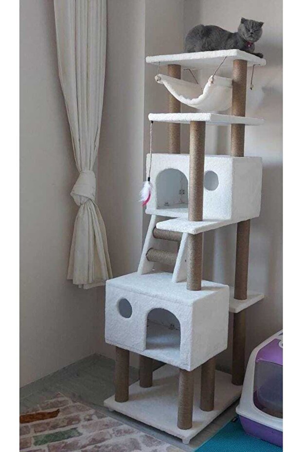 Cat Scratching House and Play Platform 100% Warranty
