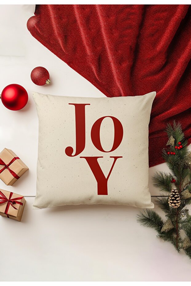 Christmas Themed Throw Pillow Cover / Christmas - Christmas Cushion Cover (Double-Sided Printed - Hidden Zipper)
