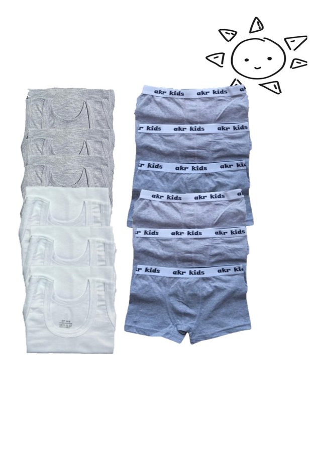 12Pcs Boys Athlete Boxer Set 6 Athletes 6 Boxers -Sr0001