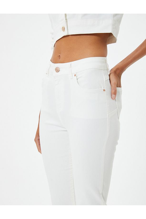 Yüksek Bel Kot Pantolon Skinny Fit Push Up - 5