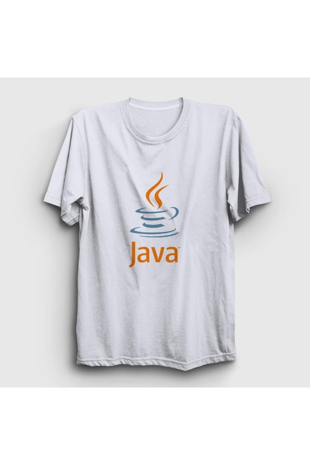Унісекс Біла футболка Java Coder Programmer Developer Yazılımcı 335353tt - 1