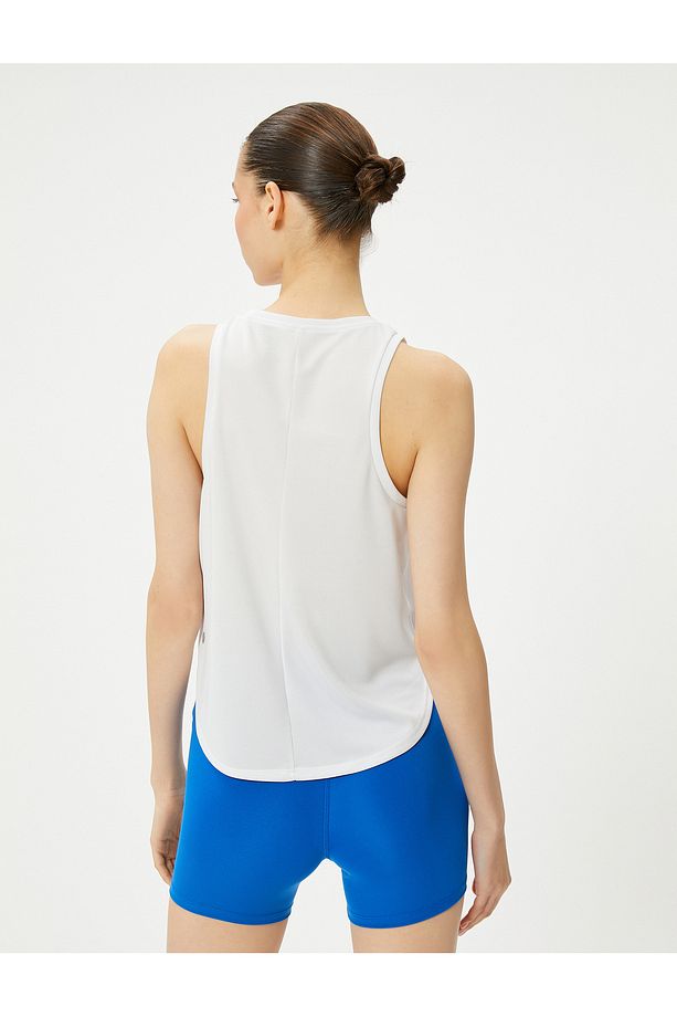 Spor Basic Atlet Bisiklet Yaka Rahat Kalıp - 4