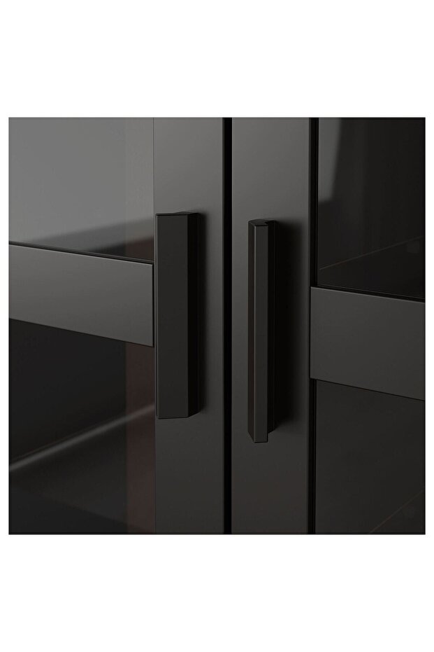 Vitrin, siyah, 80x190 cm - 4