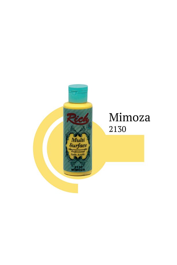 Multi Surface Her Yüzey Için Akrilik Boya 120 Cc. - 2130 Mimoza - 1