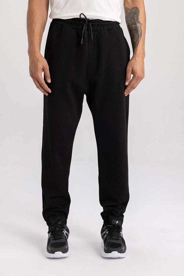 Standart Fit Jogger Eşofman Altı BLACK - 4