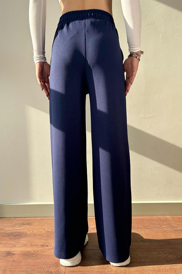 Kadın  Modal Bol Paça Basic Jogger Osyho Eşofman Altı - 4