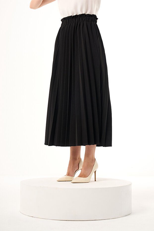 Bsc Pliseli Siyah Etek - 3