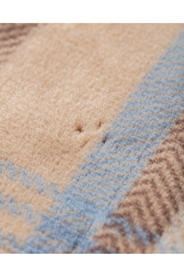 Palloys Sherpa Çift Kişilik Yatak Örtüsü - Bej - 8