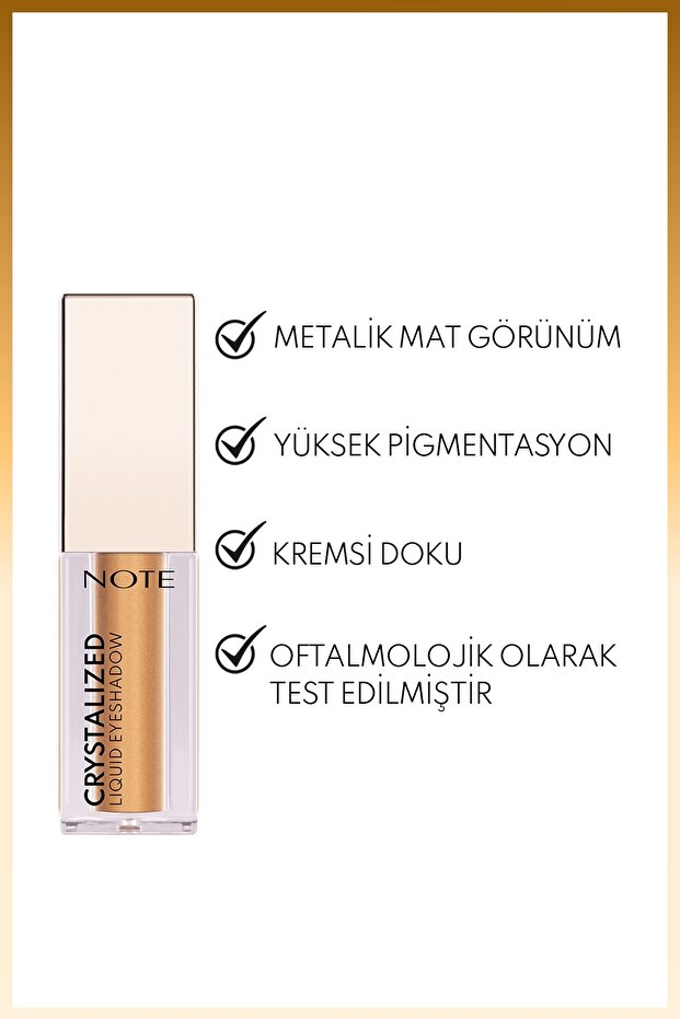 Crystalized Liquid Eyeshadow Liquid Metallic Eyeshadow - 02 Miracle Light - 2