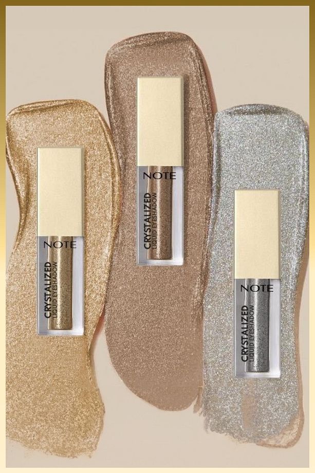 Crystalized Liquid Eyeshadow Likit Metalik Göz Farı - 07 Golden Theory - 6