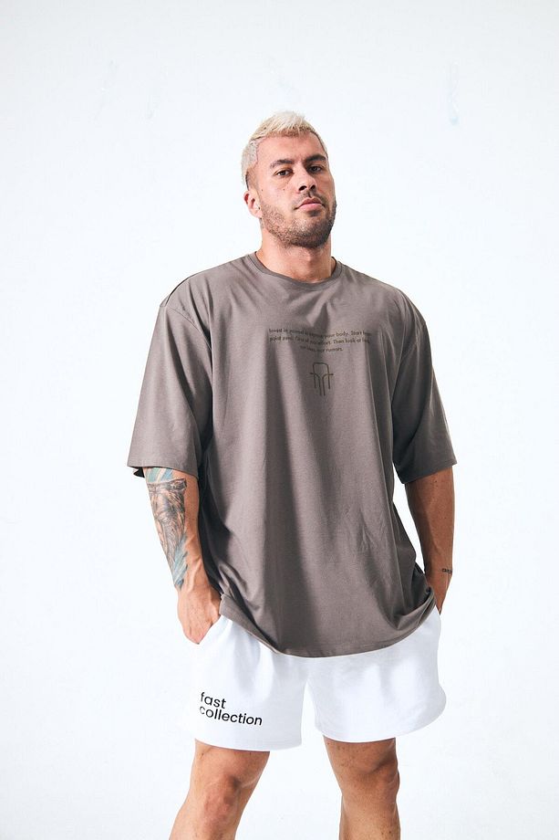 “1991” Arka Ve Ön Kabartma Baskılı Oversize - 3