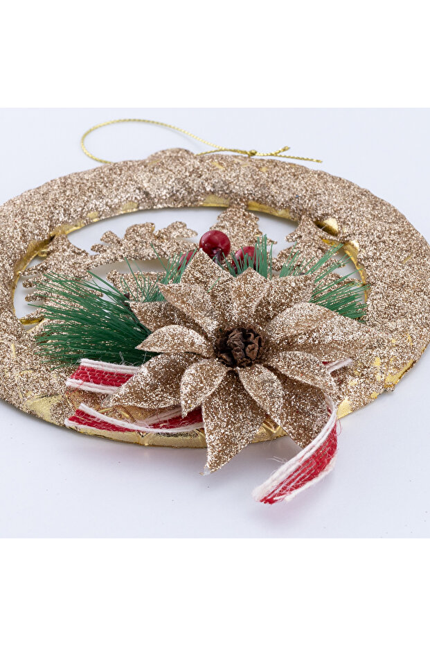 Yılbaşı süsleri, simli kapı süsü - 1