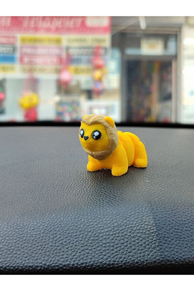 Lion Tiny Lion Patterned Rearview Mirror - Adornment Cute Automobile Accessory