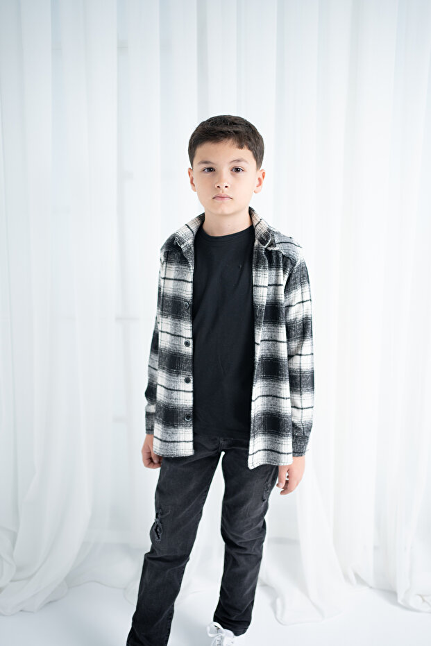 Çocuk Oduncu Gömlek - 4