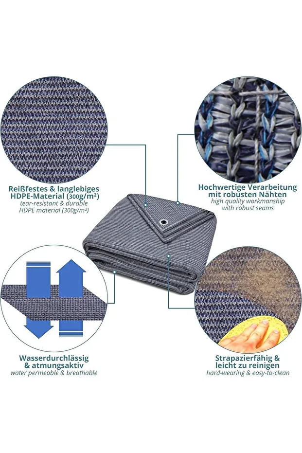 Smartpeas Çadır Önü Halısı, Kamp Halısı polietilen (HDPE) üretim - 4