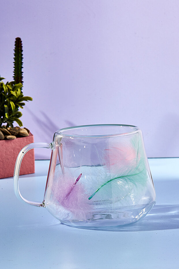 Double Feather 200 ml Cidarlı Kupa - 1