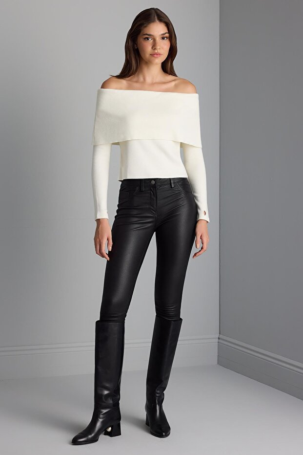 Bardot Yaka Triko Kazak - 4