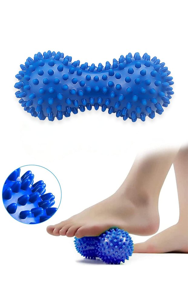 Spiky Massage Ball Sensation Stimulating Body Muscle Running Face Foot Heel Relaxing Dermapen Stress Ball