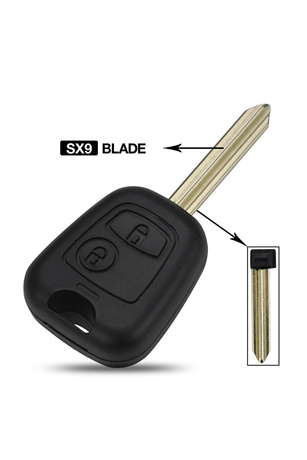 jingyuqin Replacement Remote Car Key Shell Case Cover For Peugeot Partner Expert Boxer SX9 For Ci...