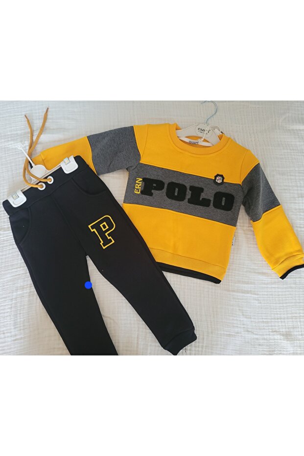 Embroidered Polo Kids Set