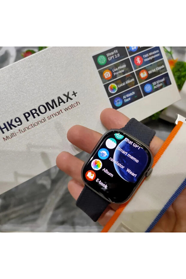 HK9 PRO MAX PLUS Amoled Ekran Akıllı Saat - 3