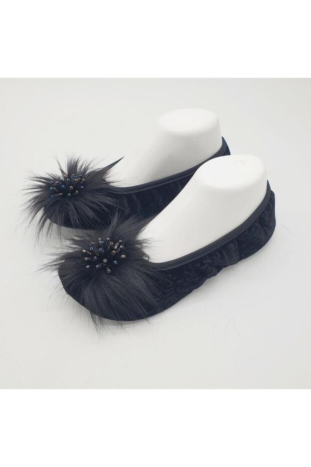 Stoned Home Ballet Flats and Booties in Black Color