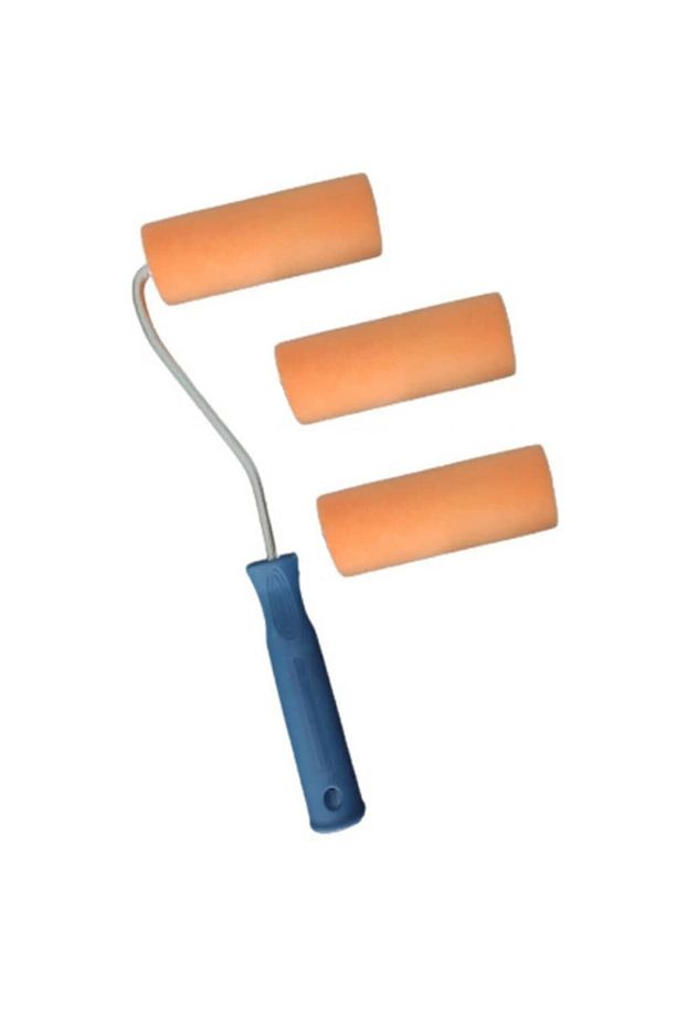 Saten Ipek Rulo Fırça Seti 10cm - 1