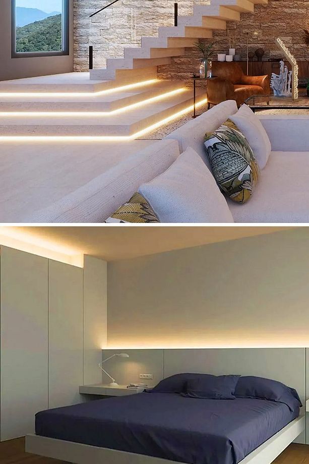 Şerit Led 2 Metre Gün Işığı  3 Çipli Pro Ambiyans Aydınlatma Mutfak Salon Yatak Odası lambader - 4