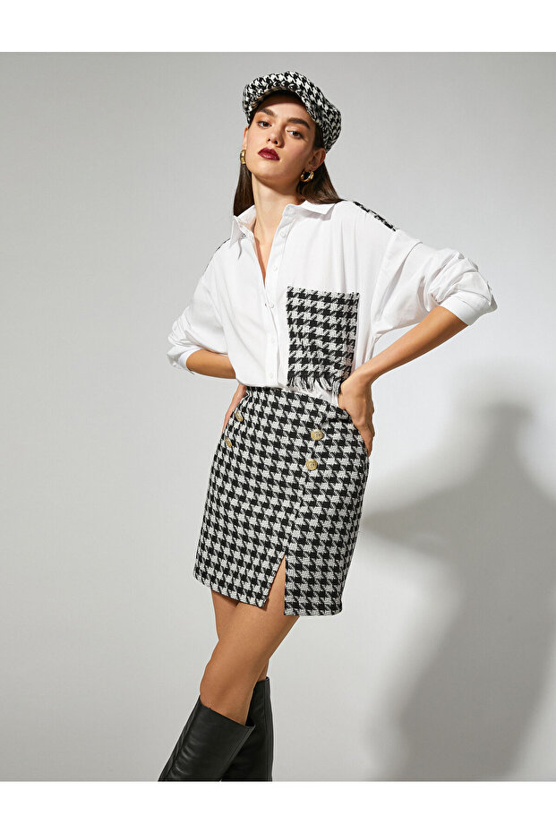 Oversize Shirt with Pocket Detail