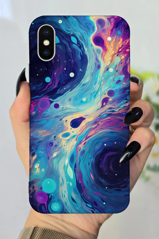 حافظة سيليكون مطبوعة عالية الدقة ومتوافقة مع هاتف Apple iPhone Xs