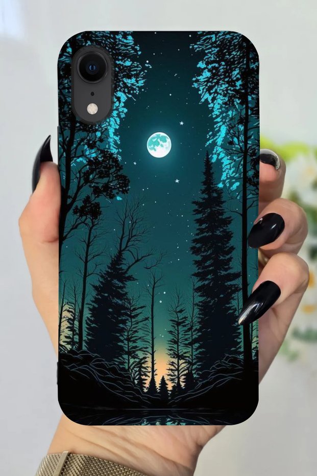 Nature Landscape Pattern Hd Printed Silicone Case Compatible with Apple iPhone Xr