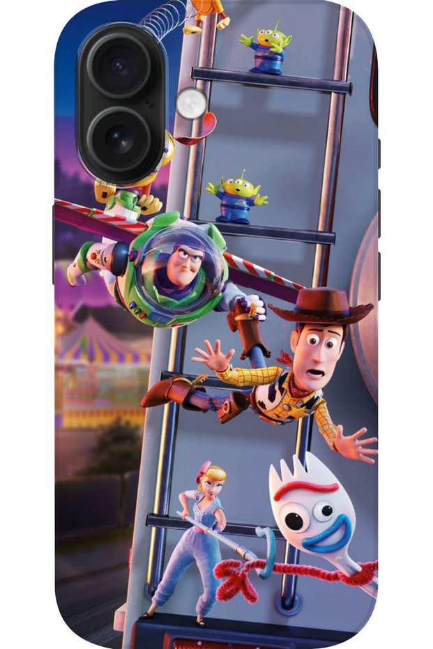 Apple iPhone 16 Compatible Hd+ Printed Toy Story Patterned Silicone Case