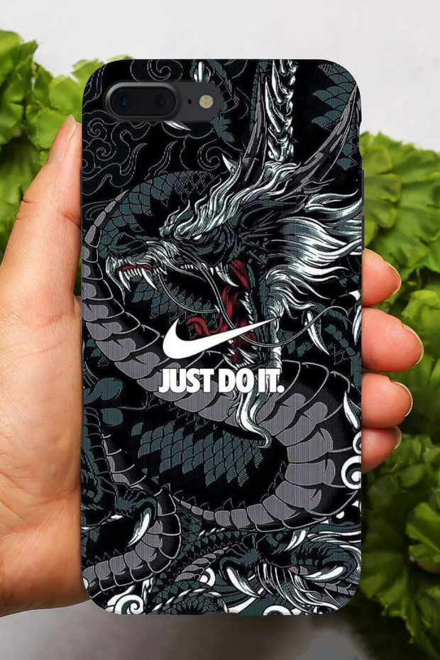 Dragon Pattern Hd Printed Silicone Case Compatible with Apple iPhone 8 Plus
