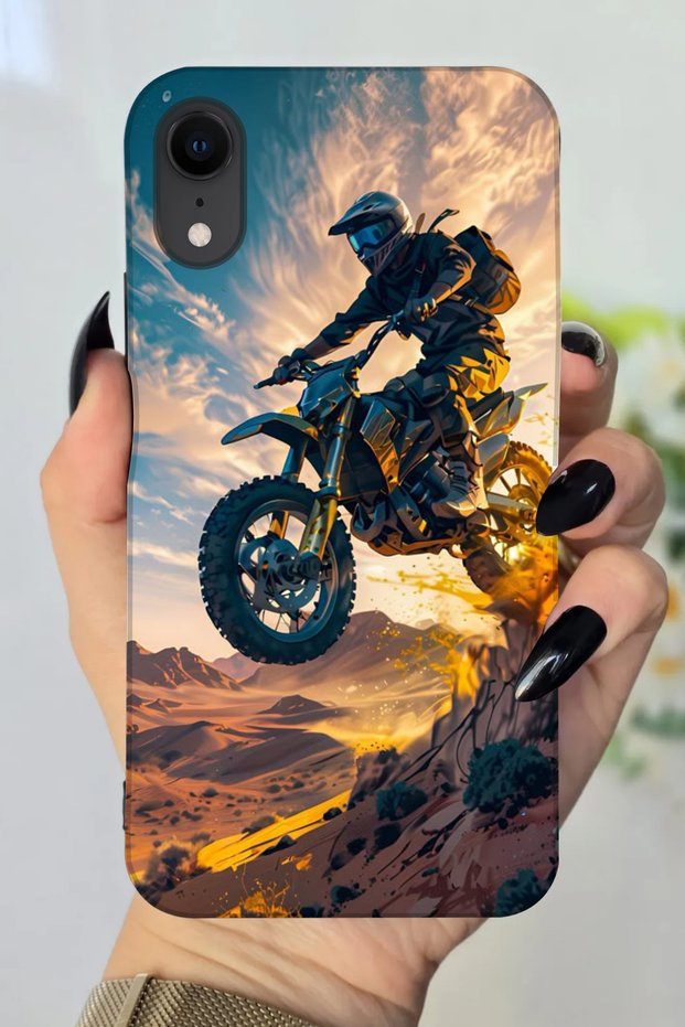 جراب سيليكون مطبوع عالي الدقة متوافق مع هاتف Apple iPhone XR