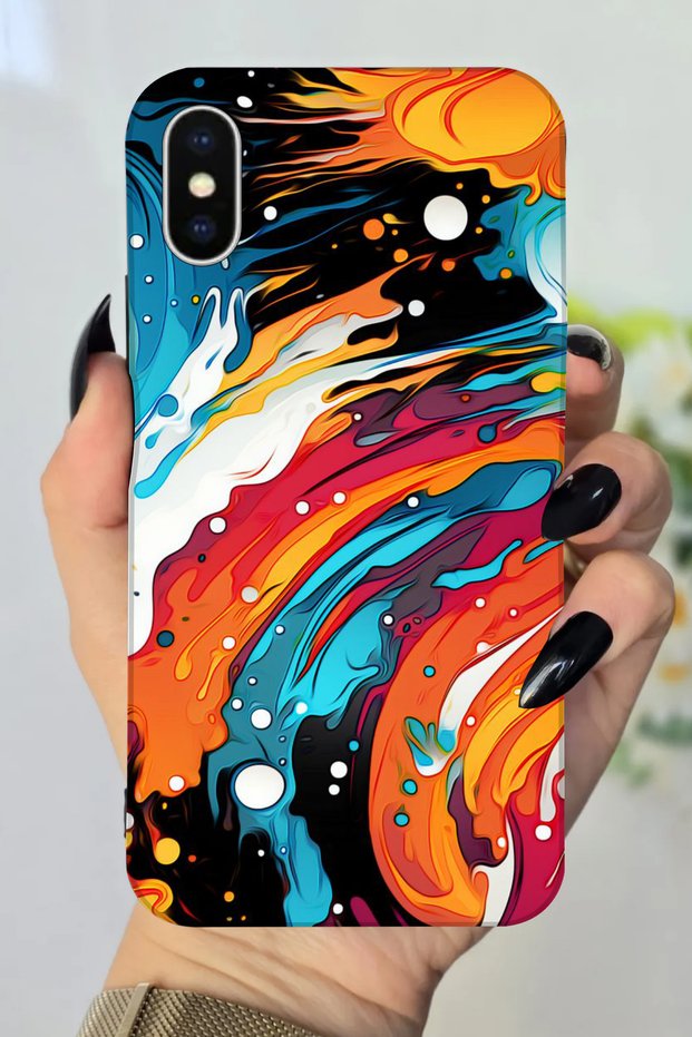 حافظة سيليكون مطبوعة عالية الدقة ومتوافقة مع هاتف Apple iPhone X