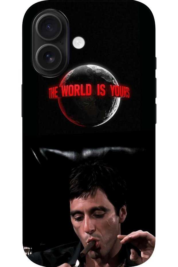 Apple iPhone 16 Compatible Scarface Patterned Hd Printed Silicone Case