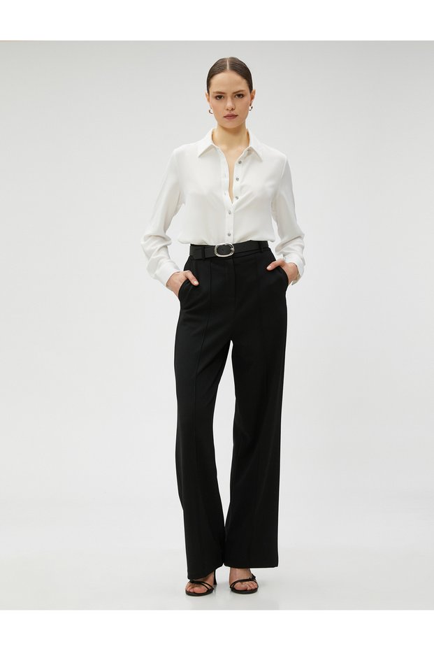 Stoned Shirt Buttoned Long Sleeve