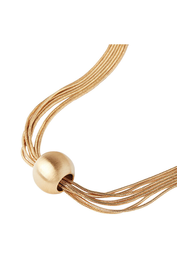 Gold Kısa Kolye - 2