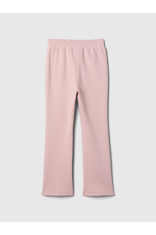 Kız Çocuk Pembe Gap Logo Bootcut Fleece Eşofman Altı - 2