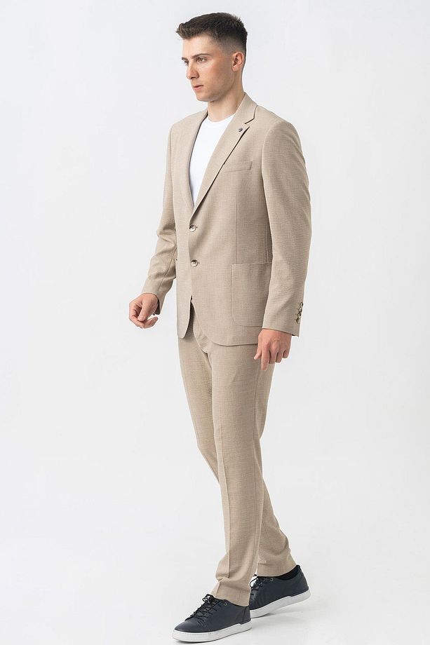 Chur T2414 Regular Fit Likralıjogger Gofre Takım Elbise Desenli - 4