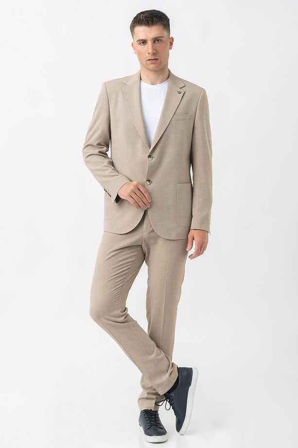 Chur T2414 Regular Fit Likralıjogger Gofre Takım Elbise Desenli - 3