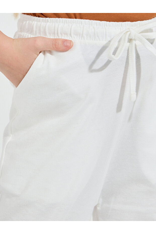 Basic Wide Leg Joggers with Drawstring - 3