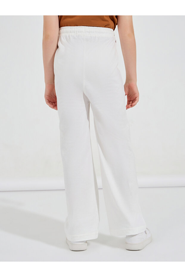 Basic Wide Leg Joggers with Drawstring - 4