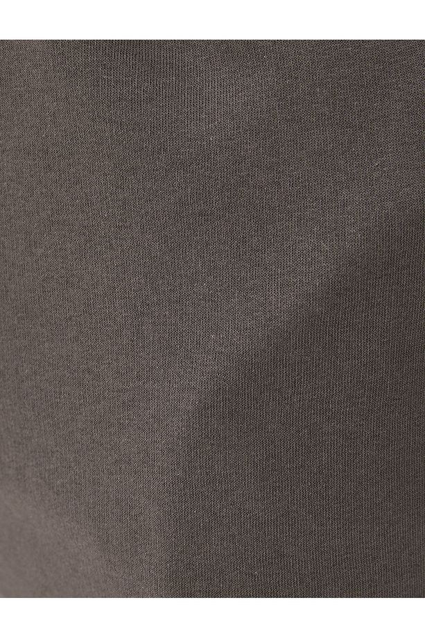 Basic Dokuma Şort Beli Bağcıklı Cep Detaylı - 6